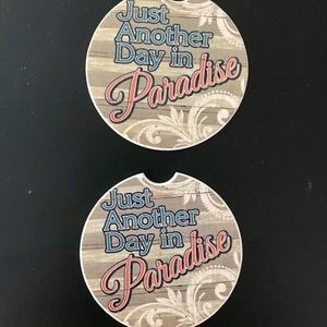 Ceramic Clay Car Drink Coasters